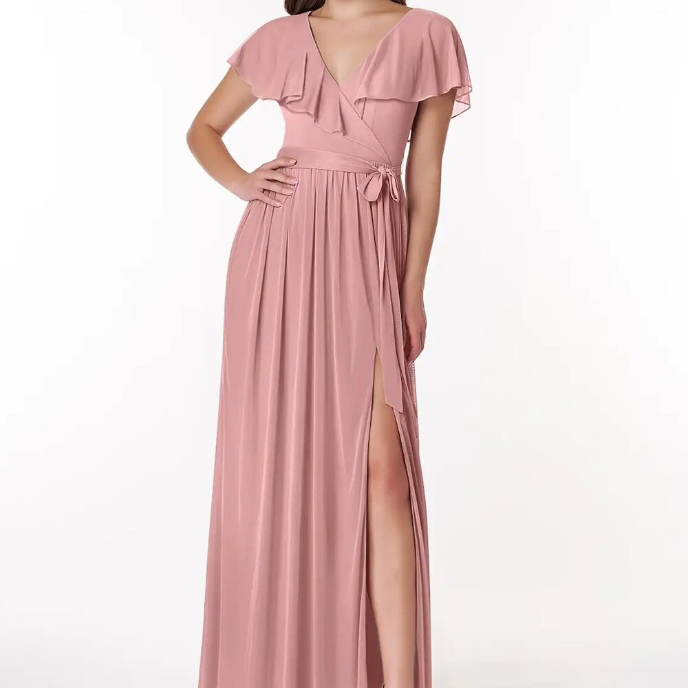 **NWT** Azazie - Jael Dress in Dusty Rose